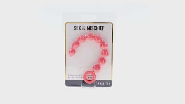 Sportsheets Sex & Mischief Peaches ''n CreaMe Silicone Anal Beads - Image 5