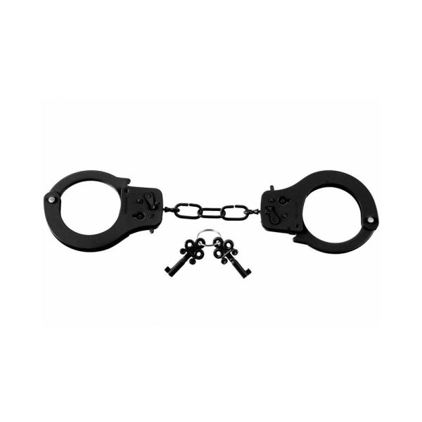 Fetish Fantasy Series Metal Designer Handcuffs Black - Image 2
