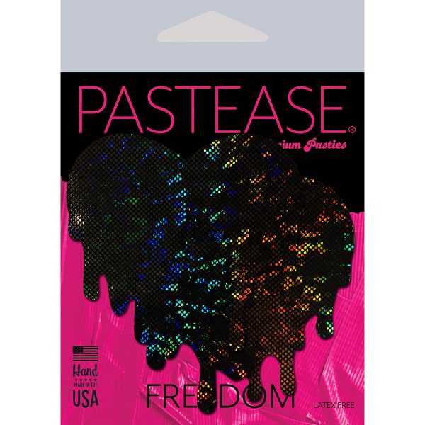 Pastease Melted Heart Pasties Black - Image 3