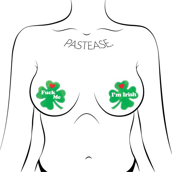Pastease Fuck Me I''m Irish Shamrock Pasties - Image 2