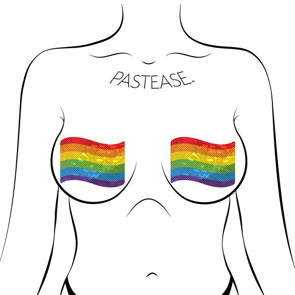Pastease Rainbow Pride Flag Pasties - Image 2