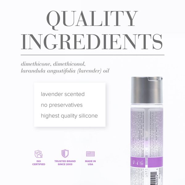 JO All-In-One Sensual Massage Glide Lavender 4 oz. - Image 2