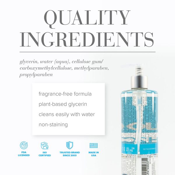 JO H2O Original Water-Based Lubricant 16 oz. - Image 2