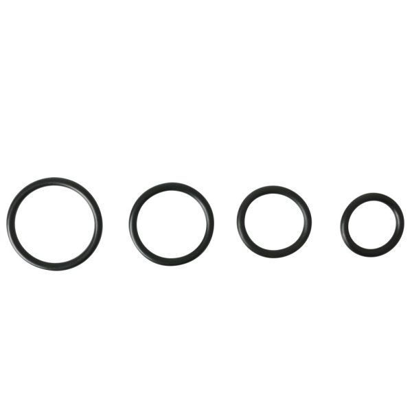 Sportsheets Rubber O-Ring 4-Pack Black - Image 2