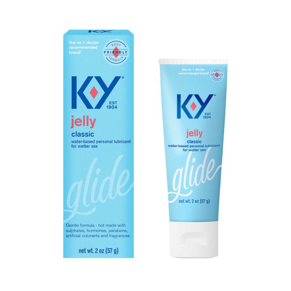 K-Y Jelly Classic Personal Lubricant 2 oz. Tube - Image 2