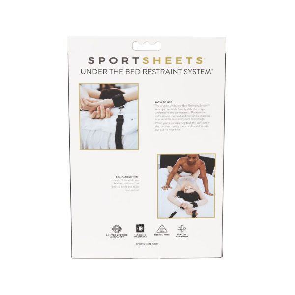 Sportsheets Under The Bed Restraint System Black - Image 3