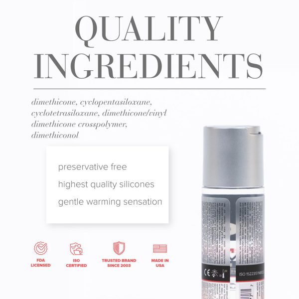 JO Premium Warming Silicone-Based Lubricant 2 oz. - Image 2