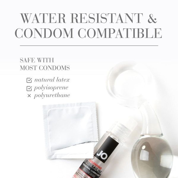JO Premium Warming Silicone-Based Lubricant 2 oz. - Image 3
