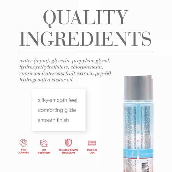 JO H2O Warming Water-Based Lubricant 4 oz. - Image 2