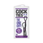 Cock Ties (Black)  Lasso/Bolo