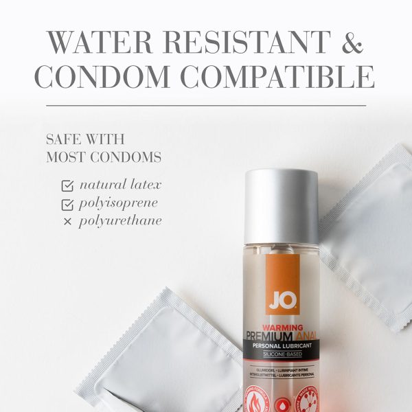 JO Premium Anal Warming Silicone-Based Lubricant 2 oz. - Image 3