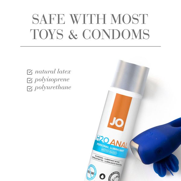 JO H2O Anal Original Water-Based Lubricant 4 oz. - Image 3