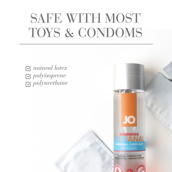 JO H2O Anal Warming Water-Based Lubricant 4 oz. - Image 3