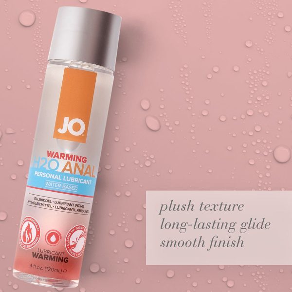 JO H2O Anal Warming Water-Based Lubricant 4 oz. - Image 4