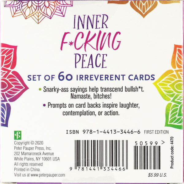 Inner Fucking Peace Cards (Set of 60) - Image 2