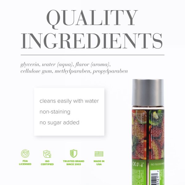 JO H2O Tropical Passion Flavored Water-Based Lubricant 4 oz. - Image 2