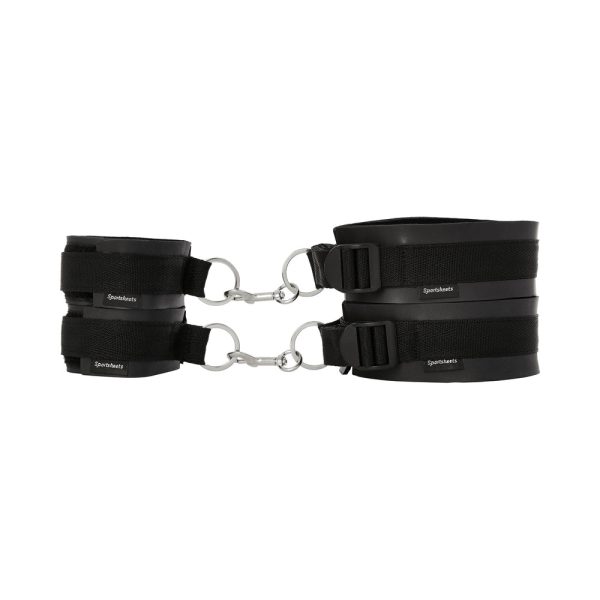 Sportsheets Thigh and Wrist Cuffs Set - Image 4