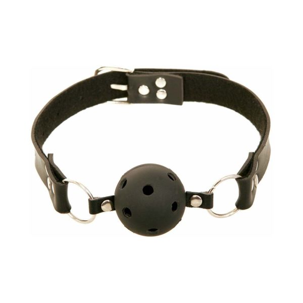 Fetish Fantasy Series Adjustable Breathable Ball Gag Black - Image 2