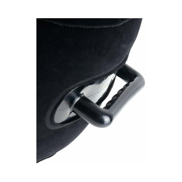 Fetish Fantasy Series Inflatable Hot Seat with Vibrating Dildo Black - Image 4