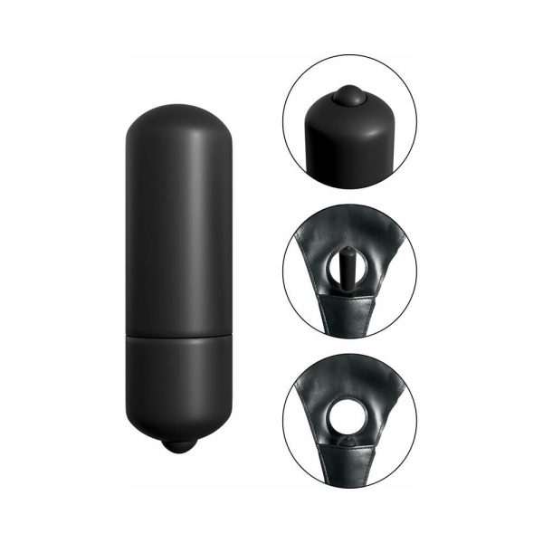 Fetish Fantasy Series 4-Piece Vibrating Strap-On For Him Set Black/Purple - Image 3