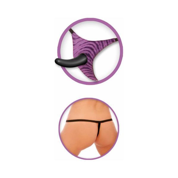 Fetish Fantasy Series 4-Piece Vibrating Strap-On For Him Set Black/Purple - Image 4