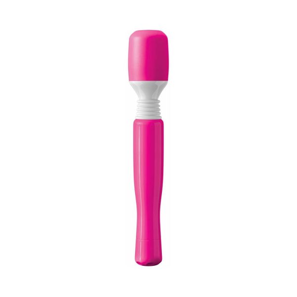 Mini Wanachi Waterproof Massager Flexible Silicone Wand Vibrator Pink - Image 2