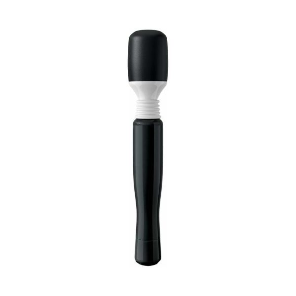 Mini Wanachi Waterproof Massager Flexible Silicone Wand Vibrator Black - Image 2