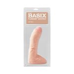 Basix Rubber Works Fat Boy 10 in. Dildo With Balls Beige