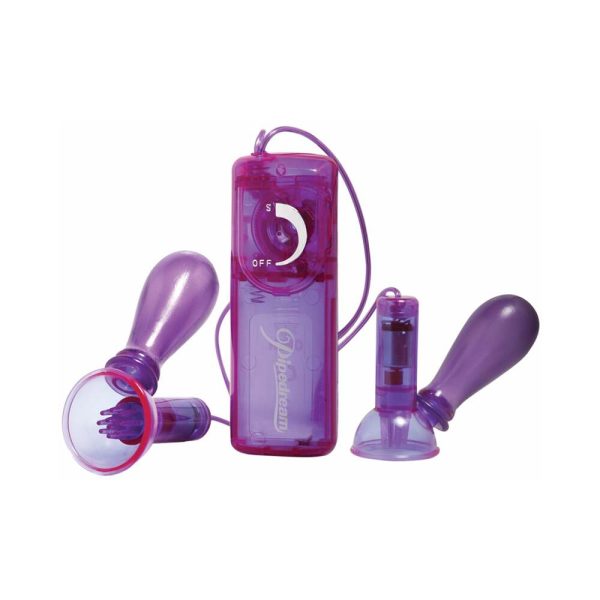 Fetish Fantasy Series Vibrating Nipple Pumps with Remote - Image 2