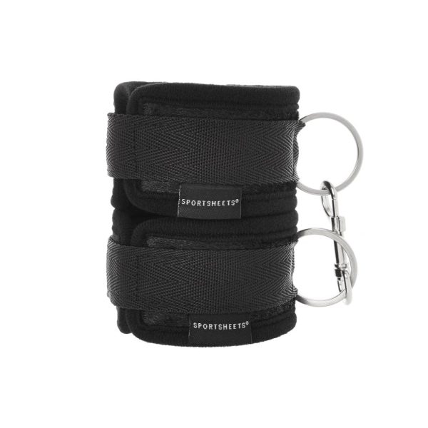 Sportsheets Soft Cuffs with Velcro Straps Black - Image 4