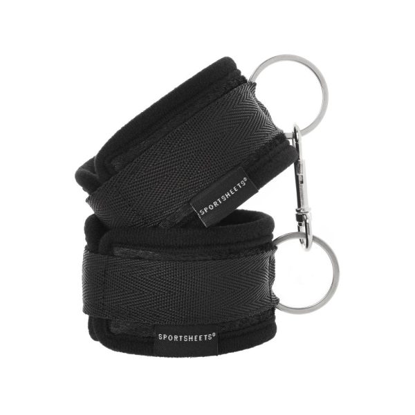 Sportsheets Soft Cuffs with Velcro Straps Black - Image 5