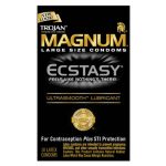 Trojan Ecstasy Magnum Condoms with UltraSmooth Lubricant