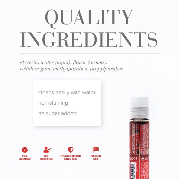 JO H2O Succulent Watermelon Flavored Water-Based Lubricant 1 oz. - Image 2