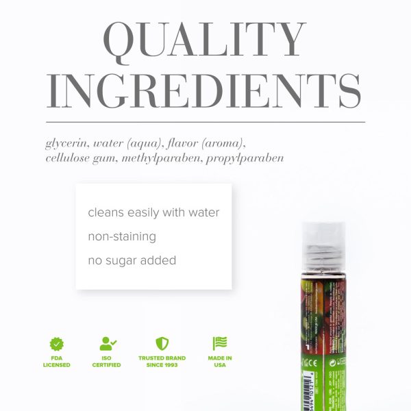 JO H2O Tropical Passion Flavored Water-Based Lubricant 1 oz. - Image 2