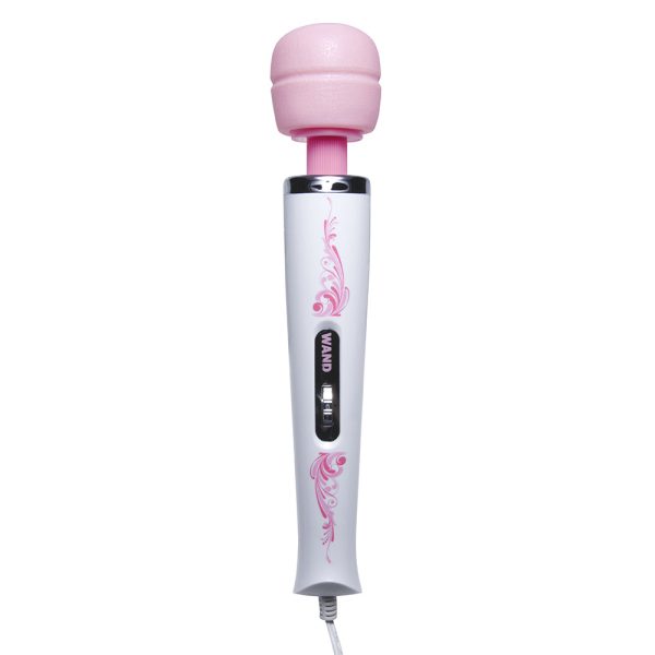 Wand Essentials 7 Speed Silicone Wand Massager Pink/White - Image 2