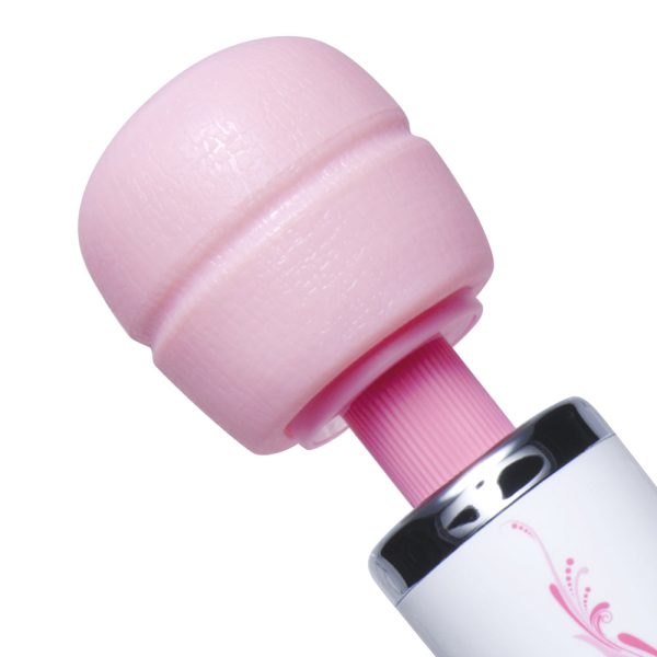 Wand Essentials 7 Speed Silicone Wand Massager Pink/White - Image 4