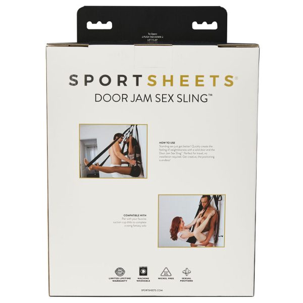 Sportsheets Adjustable Door Jam Sex Sling Black - Image 2