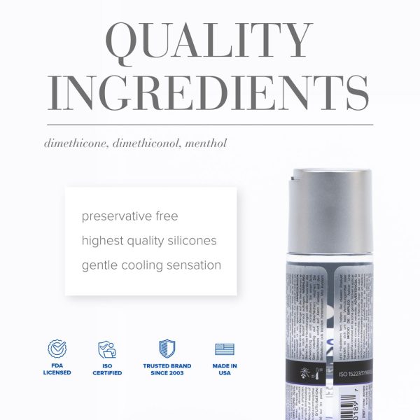 JO Premium Cooling Silicone-Based Lubricant 2 oz. - Image 2