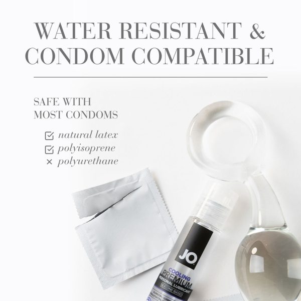 JO Premium Cooling Silicone-Based Lubricant 2 oz. - Image 3