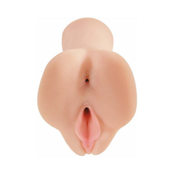 PDX Vibrating Freshman Fuckhole Remote-Controlled Vaginal Stroker Beige - Image 3