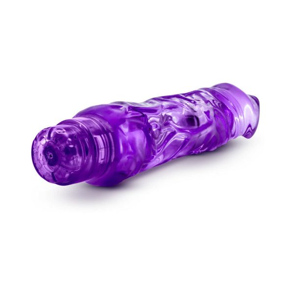 Naturally Yours Wild Ride Realistic 9 in. Vibrating Dildo Purple - Image 4