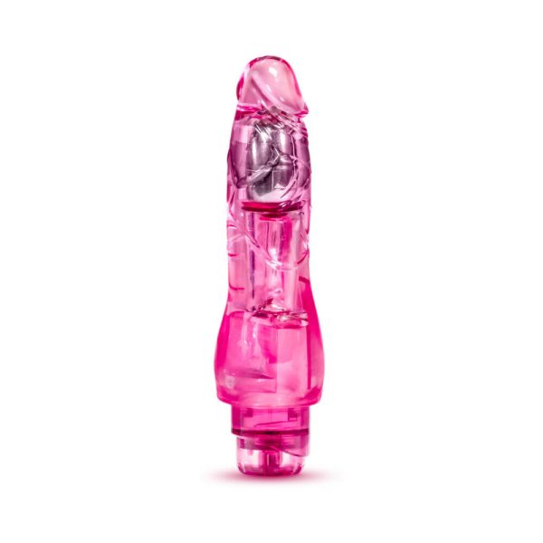 Naturally Yours Fantasy Vibe Realistic 8.5 in. Vibrating Dildo Pink - Image 2