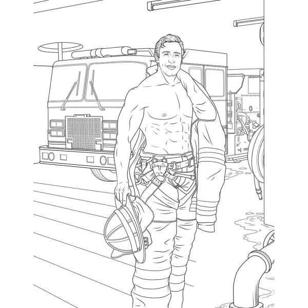 Men in Uniform Coloring Book - Image 2