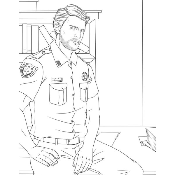 Men in Uniform Coloring Book - Image 4