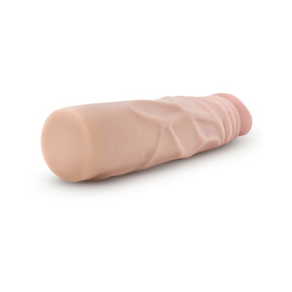 X5 Plus Realistic 7.5 in. Posable Dildo Beige - Image 4
