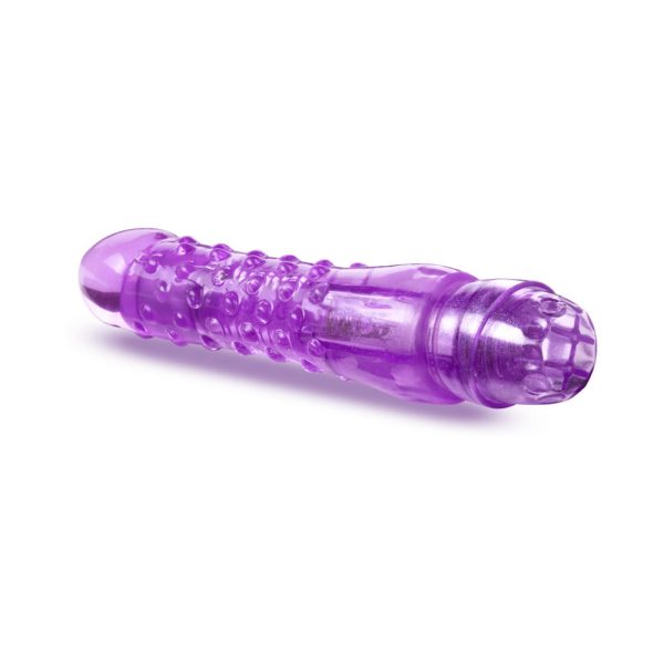 Naturally Yours Bump n'' Grind Textured Slimline Vibrator Purple - Image 3