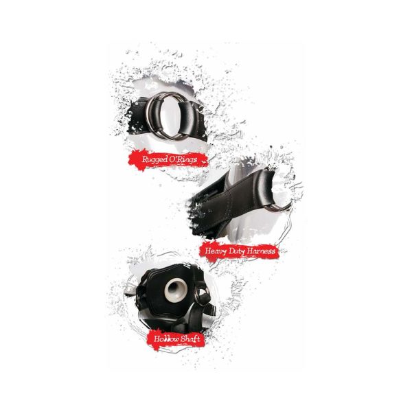 Fetish Fantasy Extreme Adjustable Hollow 12 in. Strap-On Black - Image 3