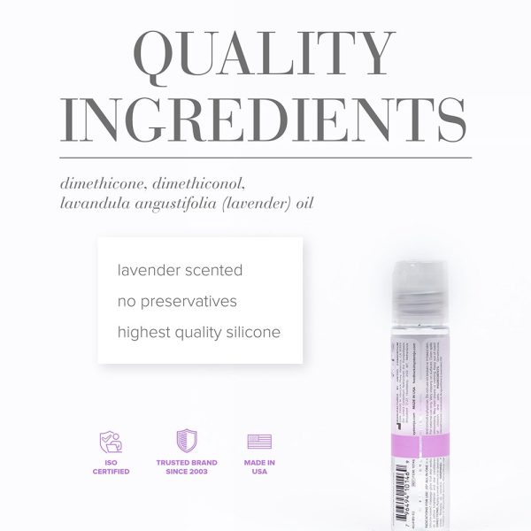 JO All-In-One Sensual Massage Glide Lavender 1 oz. - Image 2