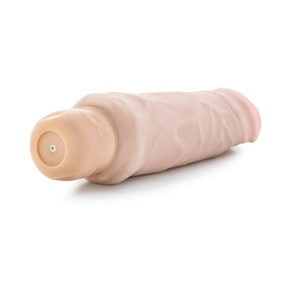 Au Naturel Home Wrecker 9.5 in. Dual Density Vibrating Dildo Beige - Image 5