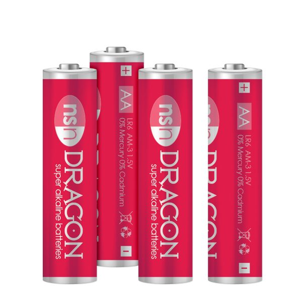Dragon Alkaline AA Batteries - Image 2